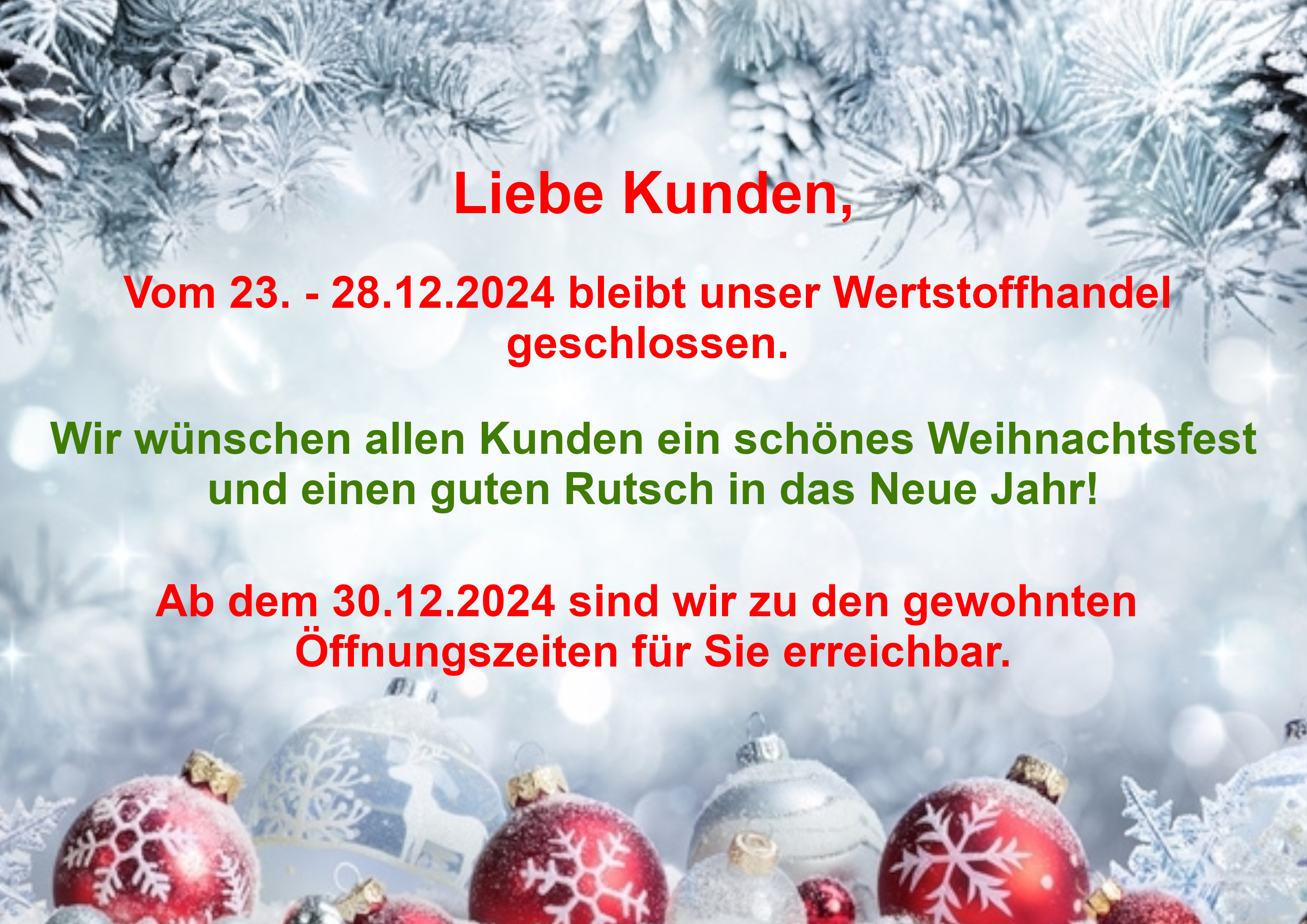 Weihnachten 2024